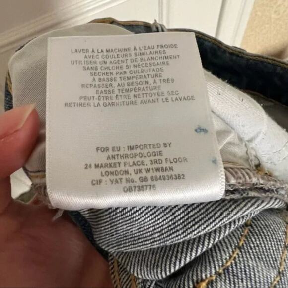 Anthropologie Pilcro And The Letterpress Slim Straight Lace Up Jeans - Picture 8 of 8